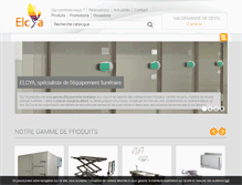 Tablet Screenshot of elcya-funeraire.com